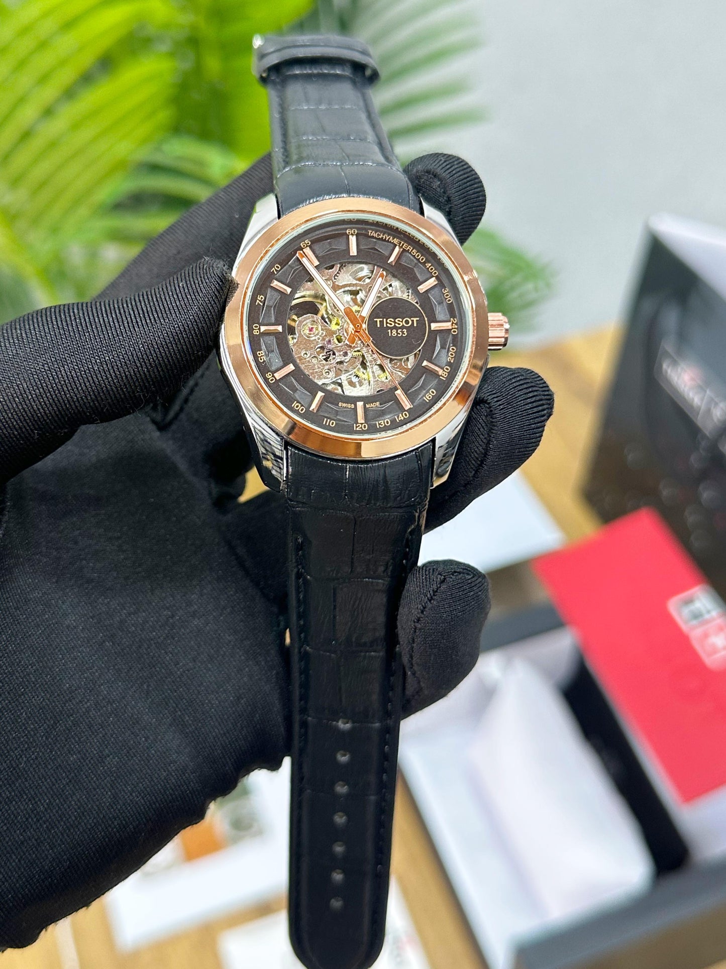 Tissot 1853 skeleton automatic