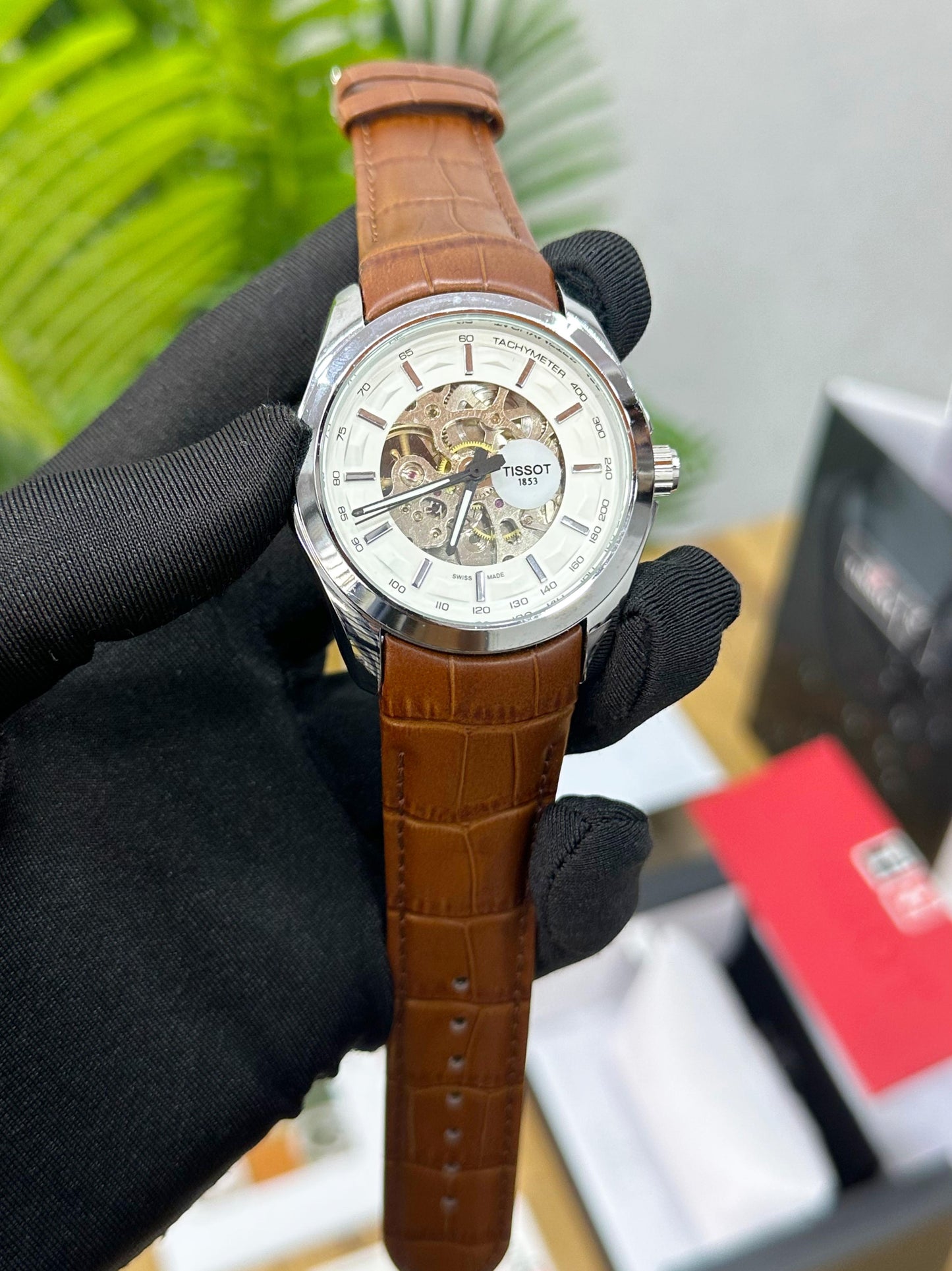 Tissot 1853 skeleton automatic