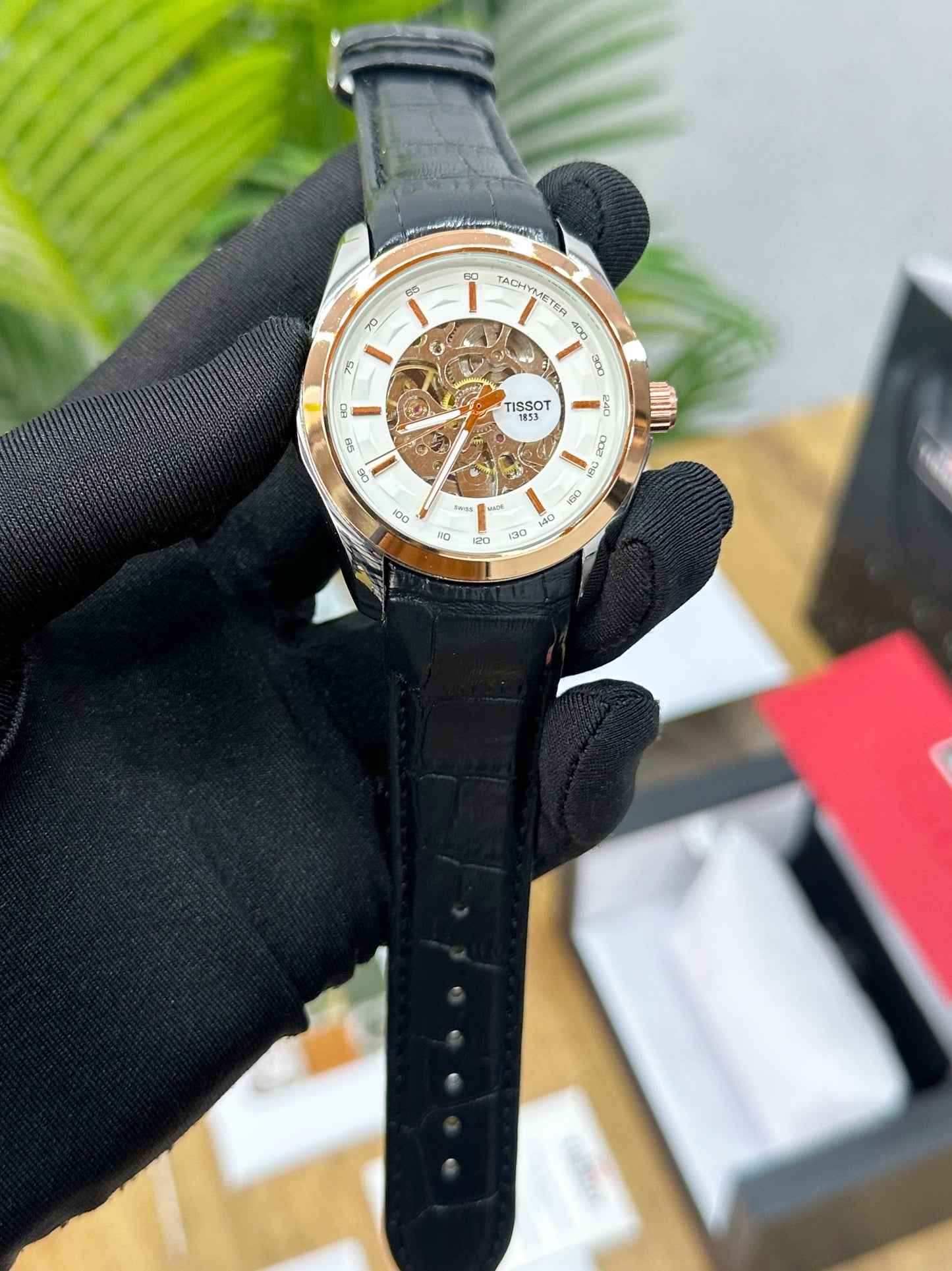 Tissot 1853 skeleton automatic