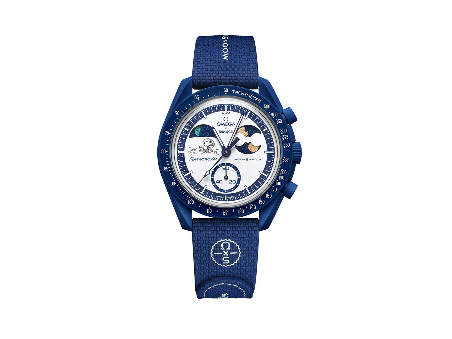 Omega X Swatch Bioceramic Moonswatch Mission To Earthphase Moonshine Snoopy Gold Popcorn