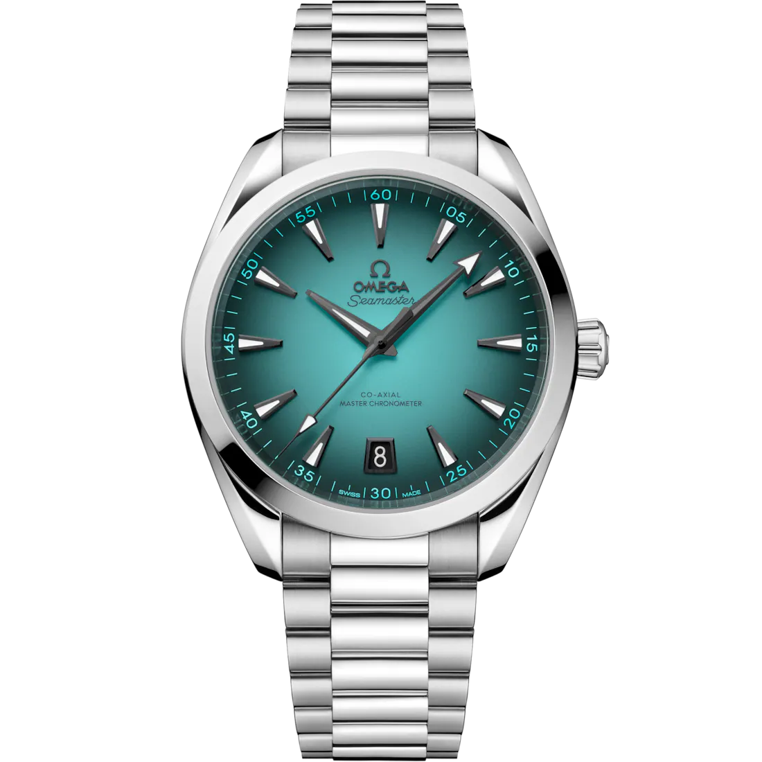 Omega Turquoise Seamaster Aqua Terra 150M Co‑Axial Master Chronometer
